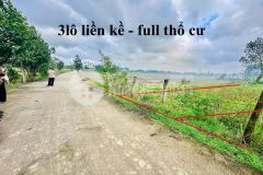 Bán 3 lô liền kề, mặt tiền trục chính đường 7m5, full thổ cư, giá chỉ 1tỷ1
