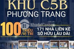 Nhận booking chính thức shophouse c5b phương trang