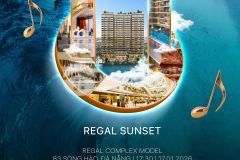 Regal sunset in danang the wave show