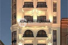 Bán tòa khách sạn 4 sao mặt phố bạch mai, dt 672m2, mt 11 x 9 tầng. vị trí lô góc. giá 600 tỷ