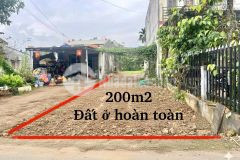 200m2, đất ở hoàn toàn, đối lưng quốc lộ 14b đi vào chỉ 200m, giá chỉ 1ty1xx