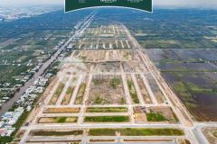 Đất nền sổ sẵn bến lức mặt tiền đường lương hòa bình chánh