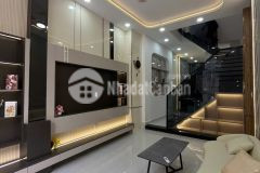 Bánà 4 tầng nguyễn văn khối p.8 gò vấp hẻm thông tây hội cách hxh 1 căn 54.8m² giá 5.95 tỷ