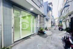 Gần chợ đêm hạnh thông tây 50m2 vuông a4 hẻm xe hơi 1 trục sát mặt tiền chỉ 5 tỷ 55