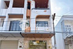 Cg bán cặp nhà 1 trệt 2 lầu mới đẹp có hẻm kĩ thuật bên hông 2m đường d14 kdc hồng loan