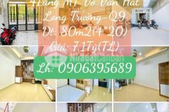 Căn duy nhất mặt tiền long trường nhà phố 4 tầng vừa ở vừa kinh doanh giá 7,x tỷ