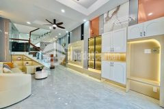 Bán nhà mặt tiền bùi quang là 68m2 4 tầng tặng nội thất sát emart phan huy ích chỉ 6.95 tỷ