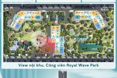 Căn góc 2n 2 mặt view siêu thoáng royal wave park vin ocp2