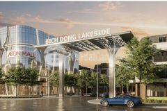 Liền kề trục cổng chào trục chính bích động lakeside 114m² mt 6m giá 65 triệum²