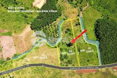 Bán đất vườn khánh thượng giáp suuối nước trong veo gần quốc lộ 27c bán kính đúng 2km
