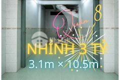 Nhà q.8 29m², 2 tầng, nhỉnh 3 tỷ, hẻm thông, o9i8846608, q8.120