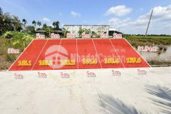 Bán 6 lô thổ cư liền kề mặt tiền đường beton nguyễn văn tiết, lạc tấn giá 370tr, 390tr, 450tr