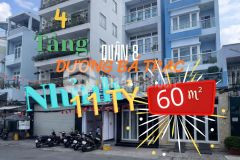 Q.8.125 nhà 4 tầng 60m², nhỉnh 11 tỷ, mặt tiền kd dương bá trạc, o9i88466o8