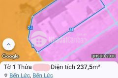 Bán nhà góc 2mt trong kdc hưng gia, thị trấn bến lức dt 237,5m2 1 lầu 3pn 2wc giá chốt 9,8 tỷ