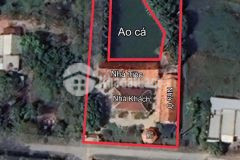 Bán nhà vườn xã trung lập thượng có nhà gỗ mái ngói, hồ cá, thủy tạ.........tdt 3000m2 giá 9,5 tỷ