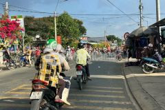 Bán đất mặt tiền cao thị mai, xã bình trinh đông, tân trụ dt 195,5m2 full thổ giá 1,468 tỷ