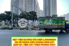 Bán nhà mặt tiền quận bình thạnh tp.hcm giáp quận 1, gần landmark, kinh doanh đắc địa