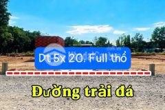 Bán nền thổ cư đường đá xanh xã tân an hội dt 100m2 giá 1,65 tỷ