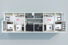 Nhà đẹp long lanh ngõ cự lộc, tx giá 15.5 tỷ, 53m2x6t, thang máy, kd