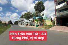 Bán nền đẹp đường a3 trần văn trà kdc hưng phú, phường hưng phú, tp cần thơ