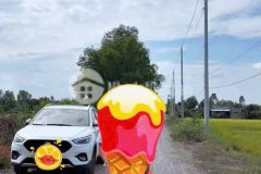 Bán đất lúa góc mt đường đá xanh xe tải và mt kênh xã hòa khánh tây dt 8100m2 giá 7,85 tỷ