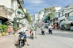 Nhà 3 tầng ngang 6.2m mặt tiền đường hưng phú p.9 quận 8