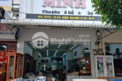 Mặt tiền đường hậu giang quận 6 dt 4,8 x 20 giá 25 tỷ