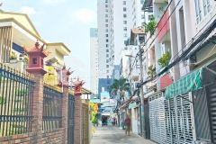 Hàng hiếm lô đất 5.2x19m full thổ cư ngay chung cư m one, quận 7