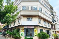 Căn hộ dịch vụ 5 tầng thu nhập 250trtháng góc 2 mặt tiển kdc tân quy q7.