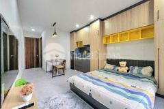 Bán chdv 6 lầu hầm hẻm 702 hồng bàng q11 ngang 6.5m 143m2 t.máy 12pn tn 100tr chỉ 27 tỷ