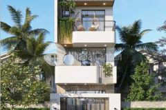 Cho thuê nhà trệt 3 lầu nhà mới sẵn nội thất trục chính kdc hưng phú cái răng cần thơ