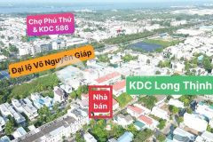 Bán căn biệt thự 180m2 có gara đậu xe ô tô đường số 3 kdc long thịnh, p. hưng phú, tp. cần thơ