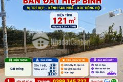 Cực hot đất 121m2 chỉ 6 tỷ ngang 8.2m siêu hiếm hẻm xe hơi hiệp bình