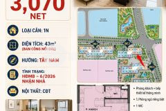 Siêu siêu rẻ 1pn the beverly chỉ 3.07 tỷ tầng đẹp view thoáng tại vhop1