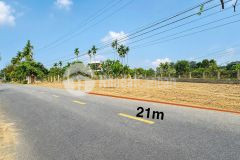 283m2 lô góc 3 mặt tiền đường quốc lộ ngang 21m giá chỉ 1ty6xx