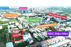 Cg. cho thuê 2276m2 đất mặt tiền trục chính đường phan trọng tuệ kdc diệu hiền