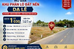 Mở bán mặt tiền đường dạ lê gần cây xăng 3 sao siêu hott chỉ cách aeon mall 9km