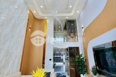 Nhỉnh 13 tỷ có nhà 6 lầu đẹp ngang 4.3m 73m2 hẻm 183 nguyễn văn khối tặng nt kèm t.máy.