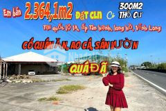 Cg. bán mảnh đất tuyệt đẹp có quán ăn, sân vườn, ao cá 2.364,1m²