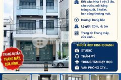 Cho thuê nhà 2 lầu có thang máy mặt tiền đường trần hoàng na p tân an tp cần thơ