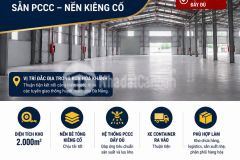 Cho thuê nhà kho 2.000m² trong kcn hòa khánh giá chỉ 65.000đm² có thương lượng