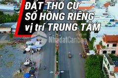5x25 đất thổ cư sổ hồng riêng ngay vị trí trung tâm hành chính cần đước ql50