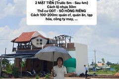 Bán đất 2mặt tiền thở cư 125m2 vị trí cách chợ cần đước 450m