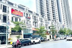 Cho thuê nhà nguyên căn, mbkd lô góc 4,5 tầng 100m2 đường 15m vỉa hè gần hồ gia lâm