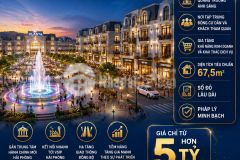 Nhà phố vlasta thủy nguyên view quảng trường trung tâm tâm điểm kinh doanh mới