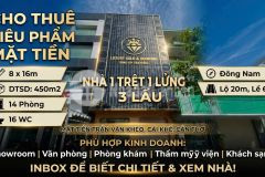 Cho thuê nhà trệt 1 lửng 3 lầu mặt tiền trần văn khéo p cái khế tp cần thơ
