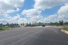 Chủ gửi nền đẹp góc 2 đường lớn kdc tân phú lộ 28m,lối ra công viên sông