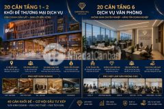 Diamond hill tung ra 20căn khối đế duy nhất 20 căn dịchvụ tầng 6 tầng tiện ích