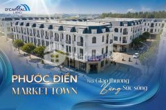 Nhà phố shophouse phước điền market town bình chuẩn, thuận an, bình dương