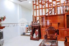 Bán nhà trệt lầu vị trí đẹp đối diện cổng trường non đường b11 kdc phú an, phường hưng phú